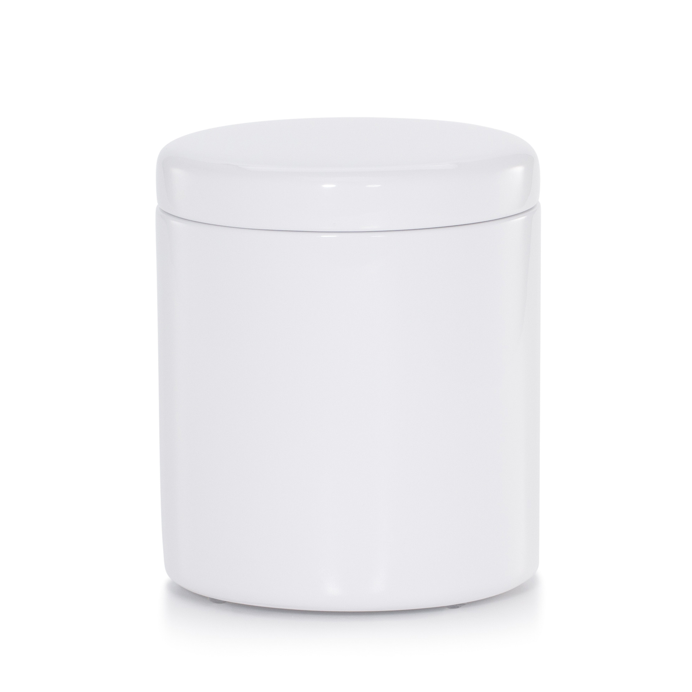 Domus White Gloss Canister Domus White Gloss Canister