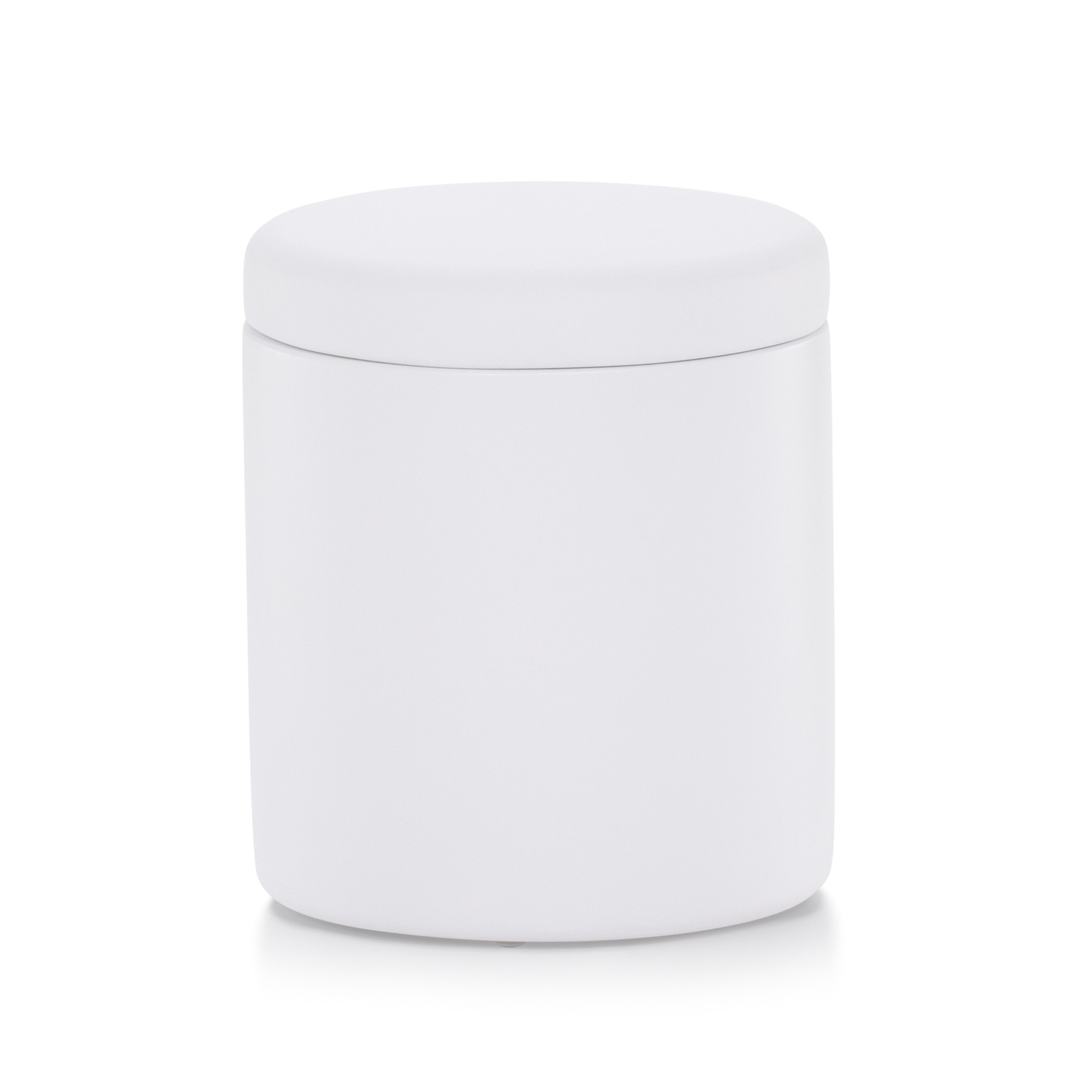 Domus White Matte Canister Domus White Matte Canister