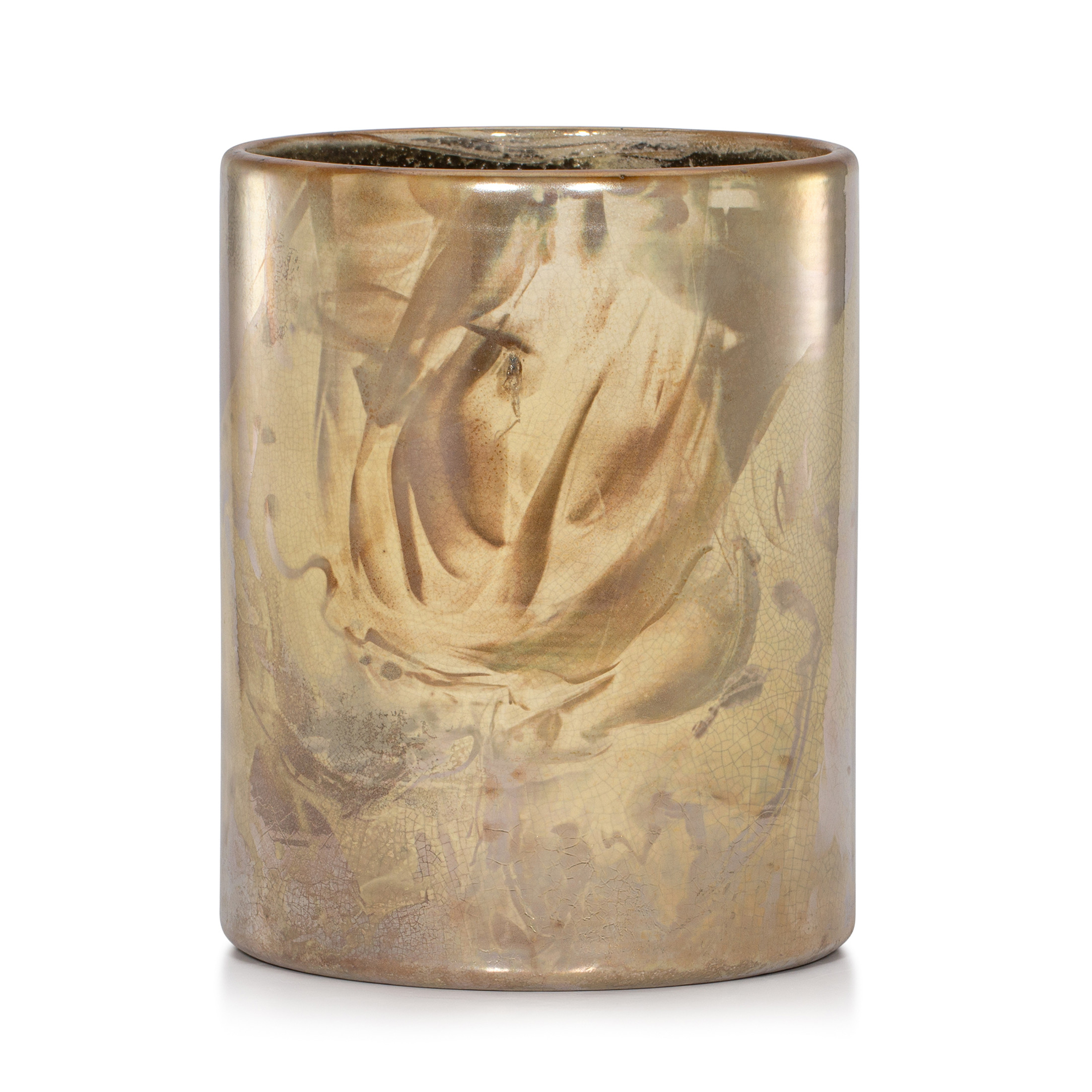 Raku Pearl Waste Basket