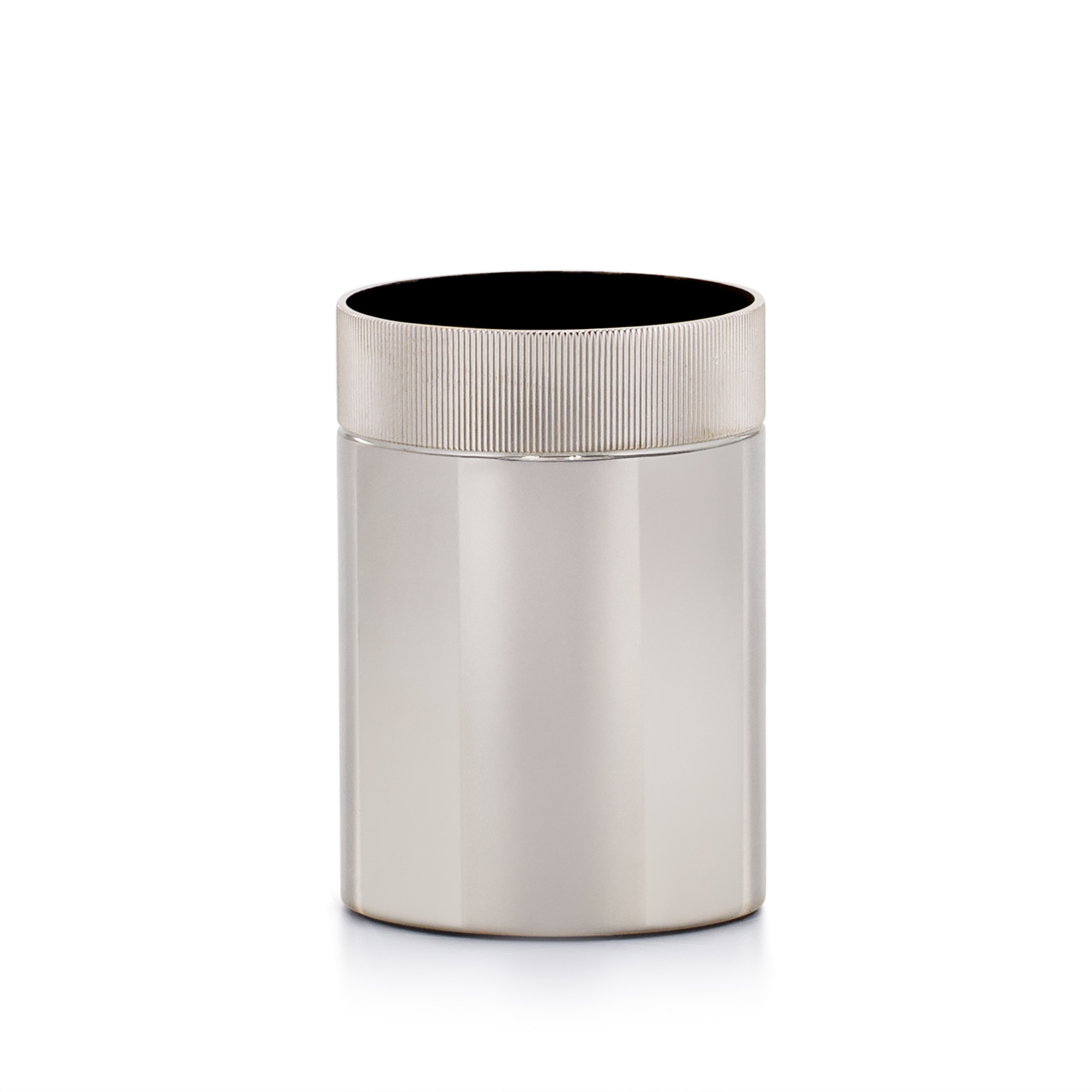 Silvio Rib Nickel Brush Holder