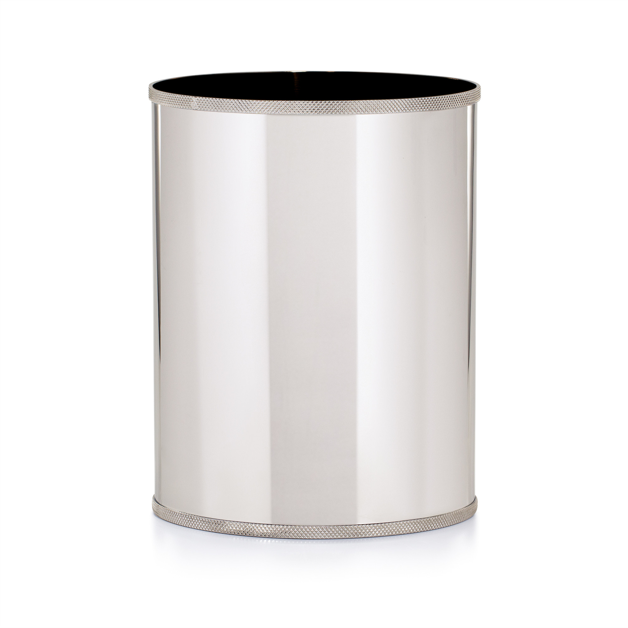 jonnlynx 新品未使用 今季 LAME TANK silver Modern Nickel Waste Basket for Bath | Labrazel