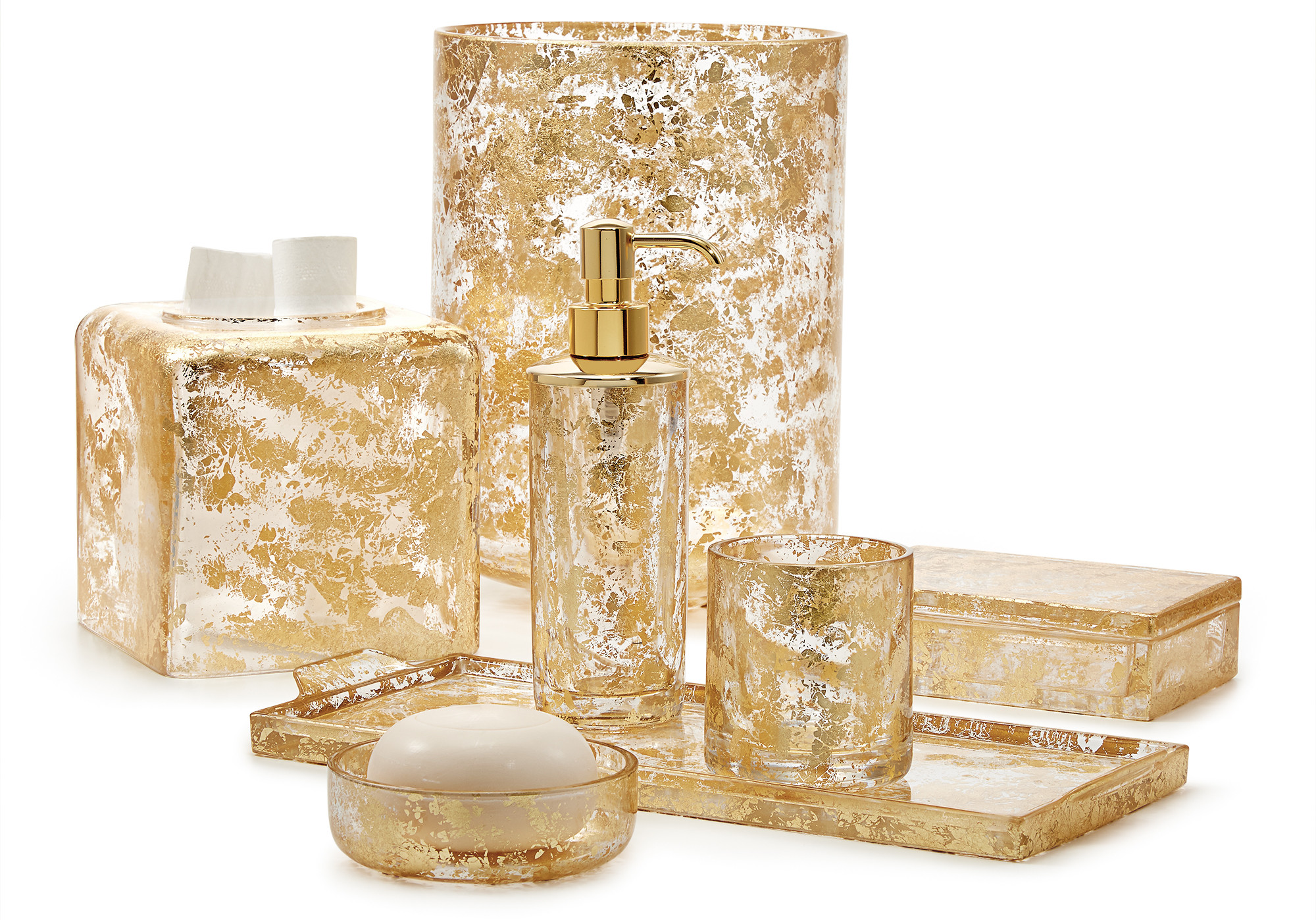 Gold Bath Accessories | Labrazel Luxury Bath