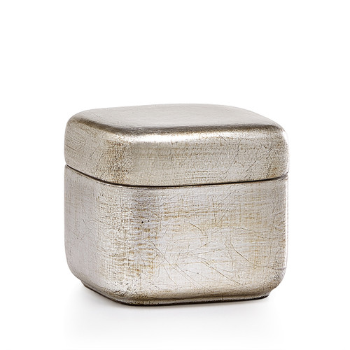 Luxe Silver Waste Basket - Ava Bath Accessories | Labrazel