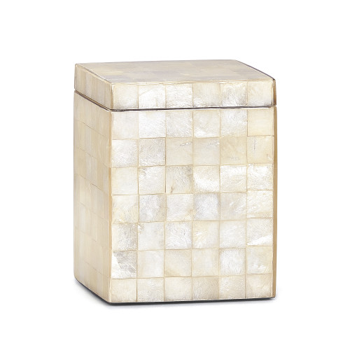 Capiz Ivory Canister