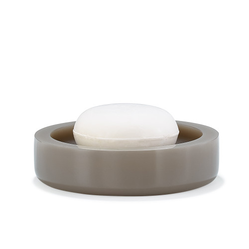 Dome Gray Gloss Soap Dish