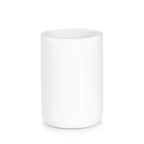 Dome White Gloss Brush Holder