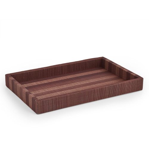 Striate Mahogany Tray