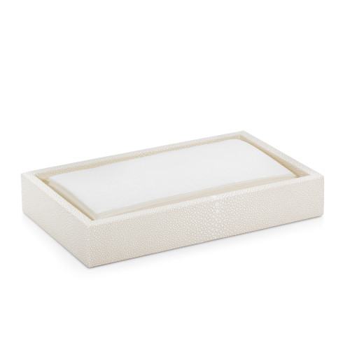 Raye Ivory Towel Tray