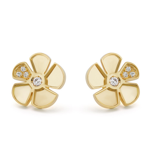 Alessia Earrings with Diamond - Small