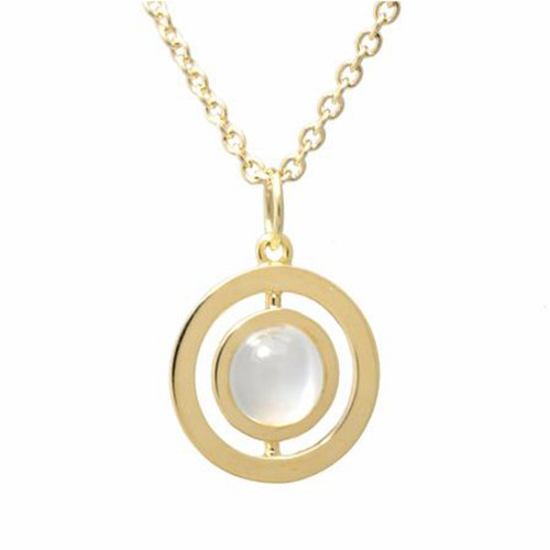 Anello Necklace with Moonstone