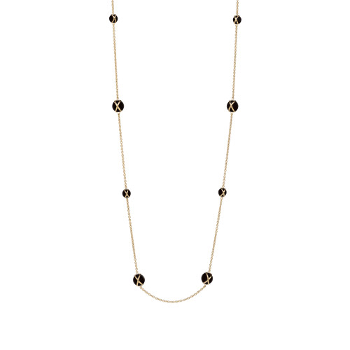Prisma Black Agate Luxe Chain Necklace