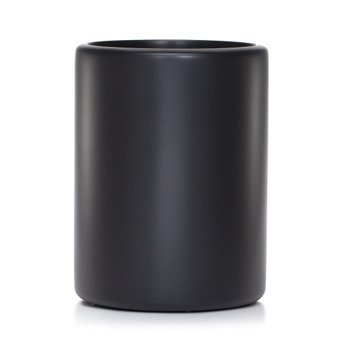 Domus Black Matte Waste Basket Domus Black Matte Waste Basket