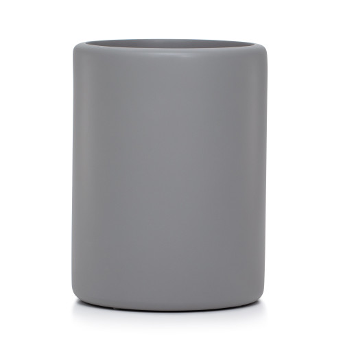 Domus Gray Matte Waste Basket