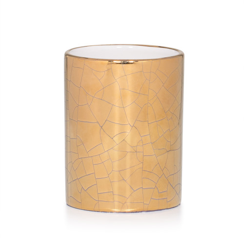 Frattura Gold Brush Holder
