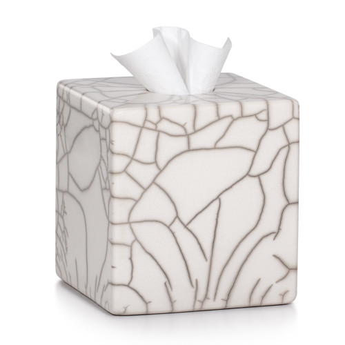 Raku Crackle Tissue Cover