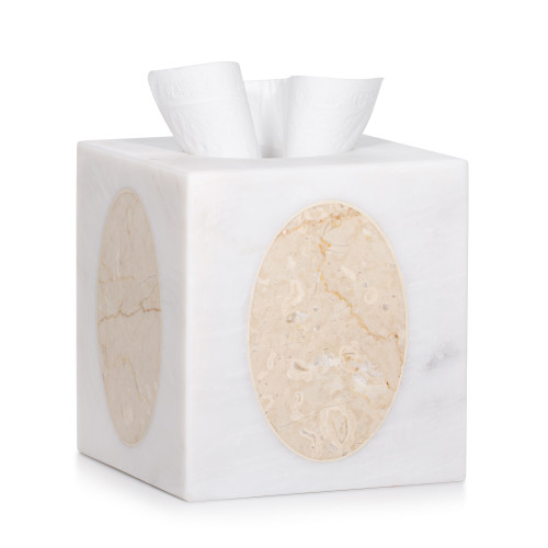 Ovale Botticino Tissue Cover Ovale Botticino Tissue Cover