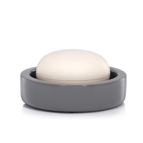 Domus Smoke Gloss Soap Dish