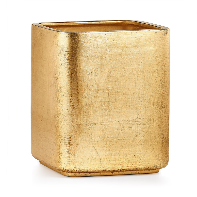 Ava Gold Waste Basket