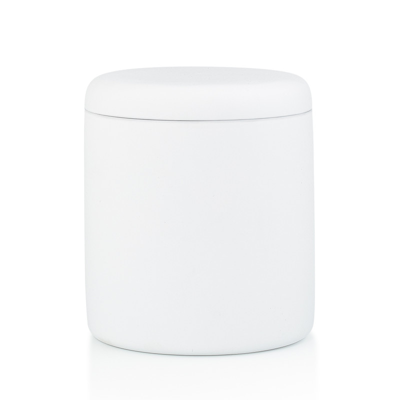 Dome White Matte Canister