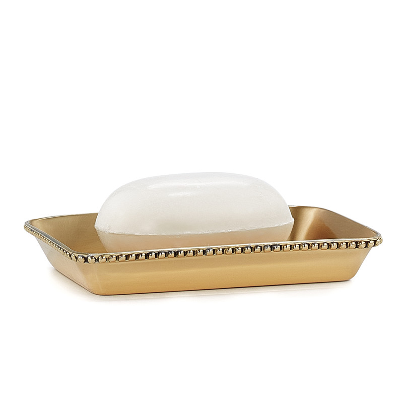 Punto Polished Brass Soap Dish