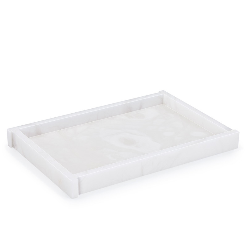 Modern White Bathroom Tray by Clodagh: Tatami | Labrazel