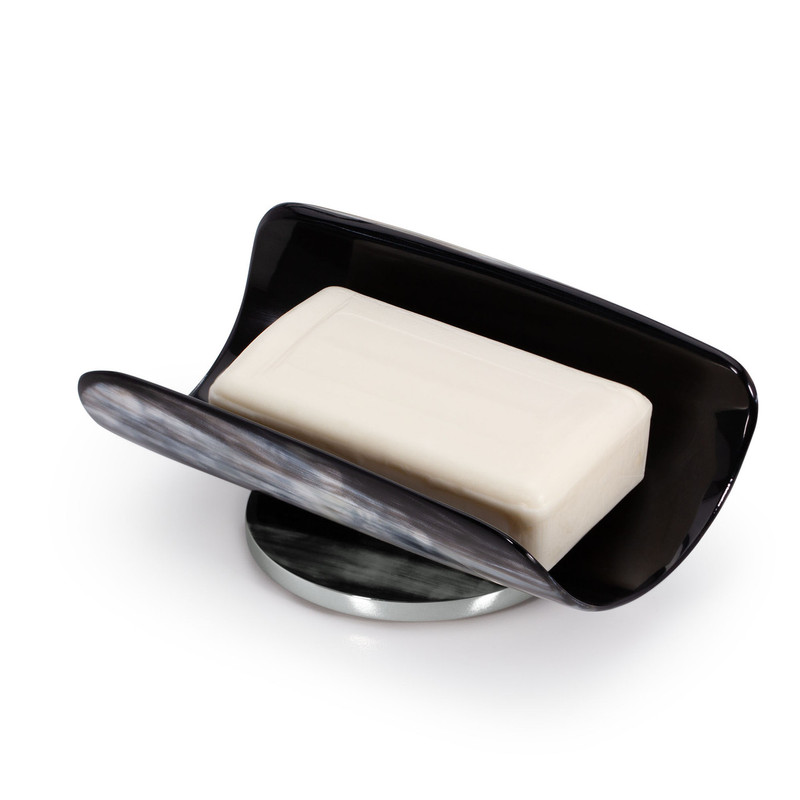 Tusk Dark Soap Dish - Nickel