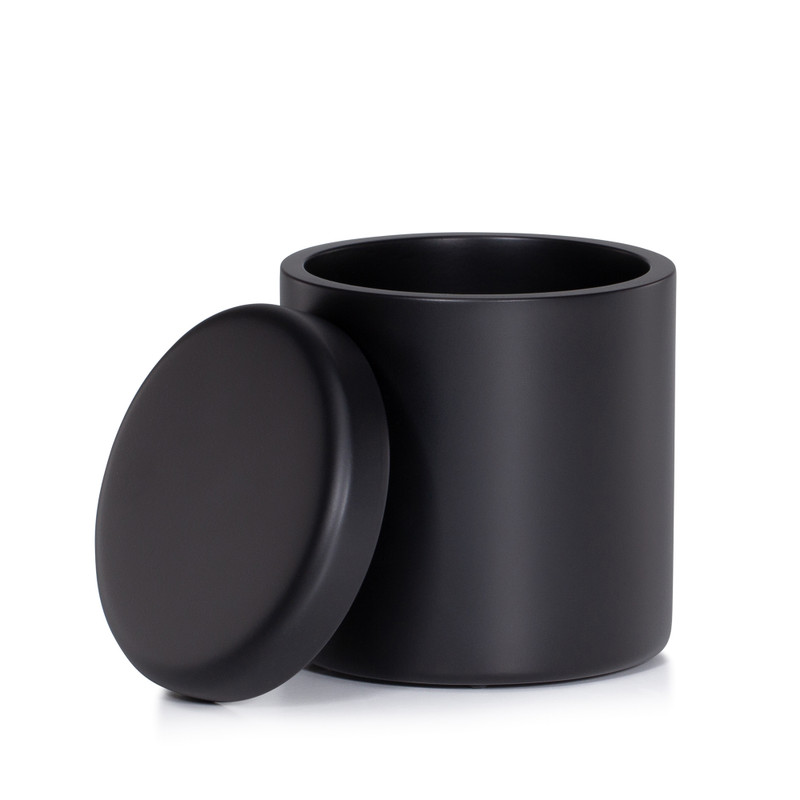 Domus Black Matte Canister Domus Black Matte Canister