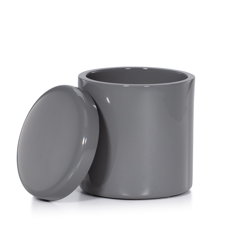Domus Gray Gloss Canister Domus Gray Gloss Canister