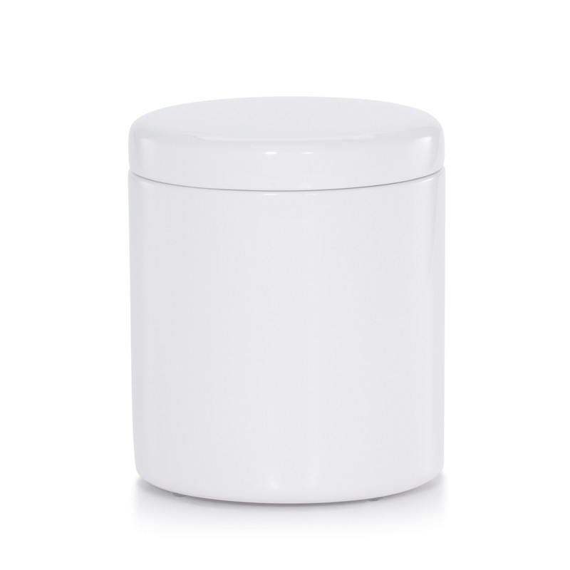 Domus White Gloss Canister Domus White Gloss Canister
