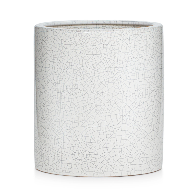 Frattura White Waste Basket