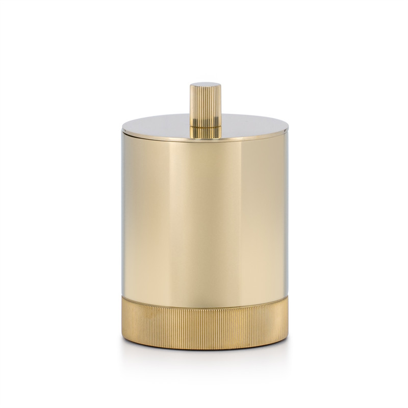 Silvio Rib Brass Canister