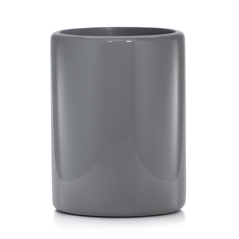 Domus Smoke Gloss Waste Basket