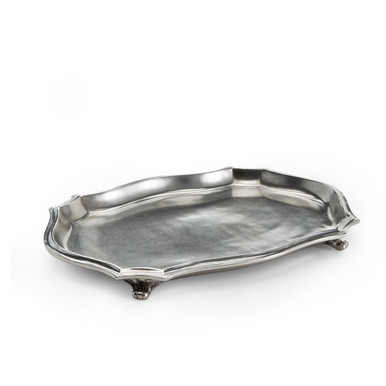 Italian Pewter Tray - Sofia Bath Accessories | Labrazel