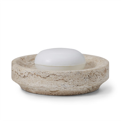 Natural Stone Soap Dish - Aztec Travertine | Labrazel