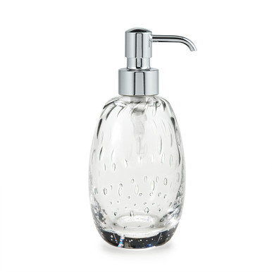 Bubble Glass Soap Dispenser - Celeste Bath Accessories | Labrazel