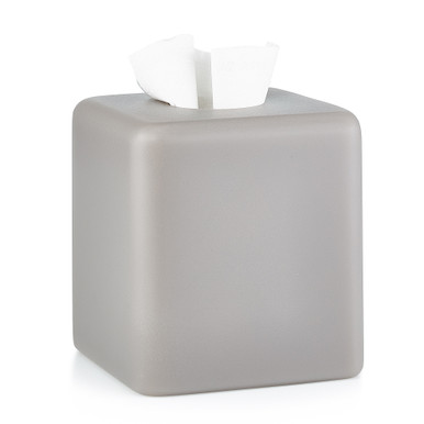 Minimalist Grey Tissue Box - Dome Vanity Set | Labrazel