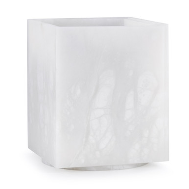 Modern White Waste Basket from Italy: Cosmos | Labrazel