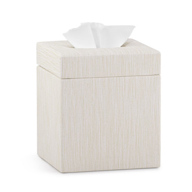 Textured Ivory Tissue Box - Reed Collection| Labrazel