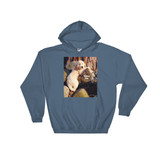 "Buddy On The Rocks" The Original Golden Retriever Puppy Hooded Sweatshirt - Authentic Dennis Glennon