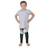"Where's the Oar?" Kid's Leggings "Buddy's" Friend in Canoe Original Golden Retriever Puppy
