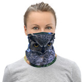 Neck Gaiter Great Horned Owl Dennis Glennon Photography