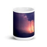 15oz- Coffee Mug - Lightning Storm- Smokey Mountain National Park - Clingmans Dome - Dennis Glennon Photography