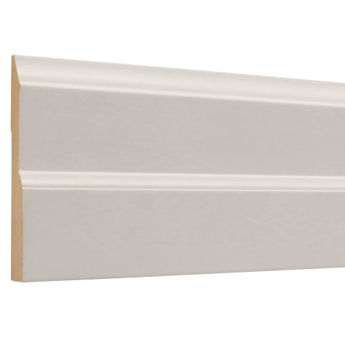 BC14 Primed MDF Baseboard - 11/16" x 4-1/4"