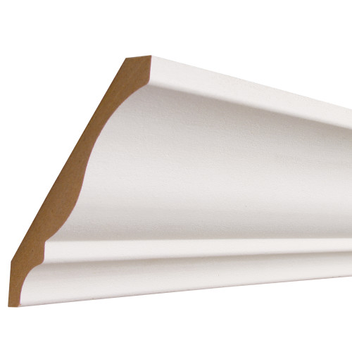 L48 Primed MDF Crown - 19/32" x 4-1/4"