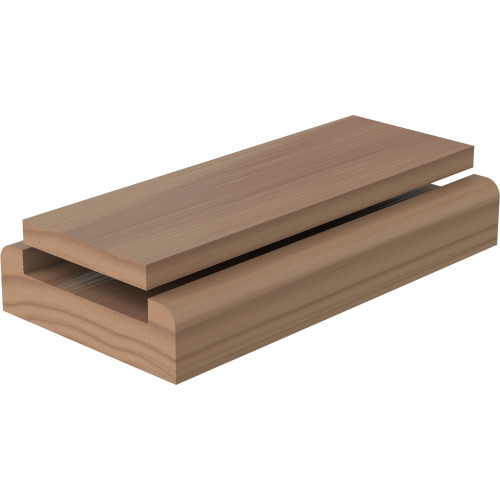 S6001 - 2-1/2" Poplar Shoe Rail