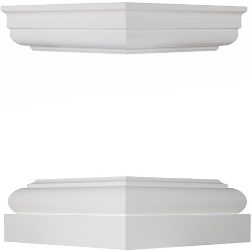 73335 Turncraft Poly FRP 10" Cap & Base Set