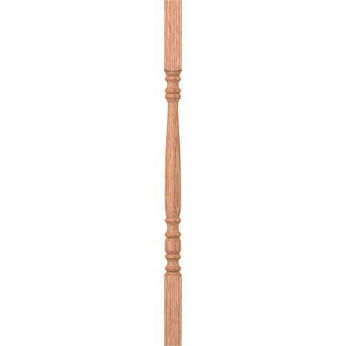 5005 - 1-3/4" Oak Hampton Baluster Square Top