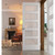 Frameport 1-3/8" 5-Lite Frosted Glazed Primed Door 6-8