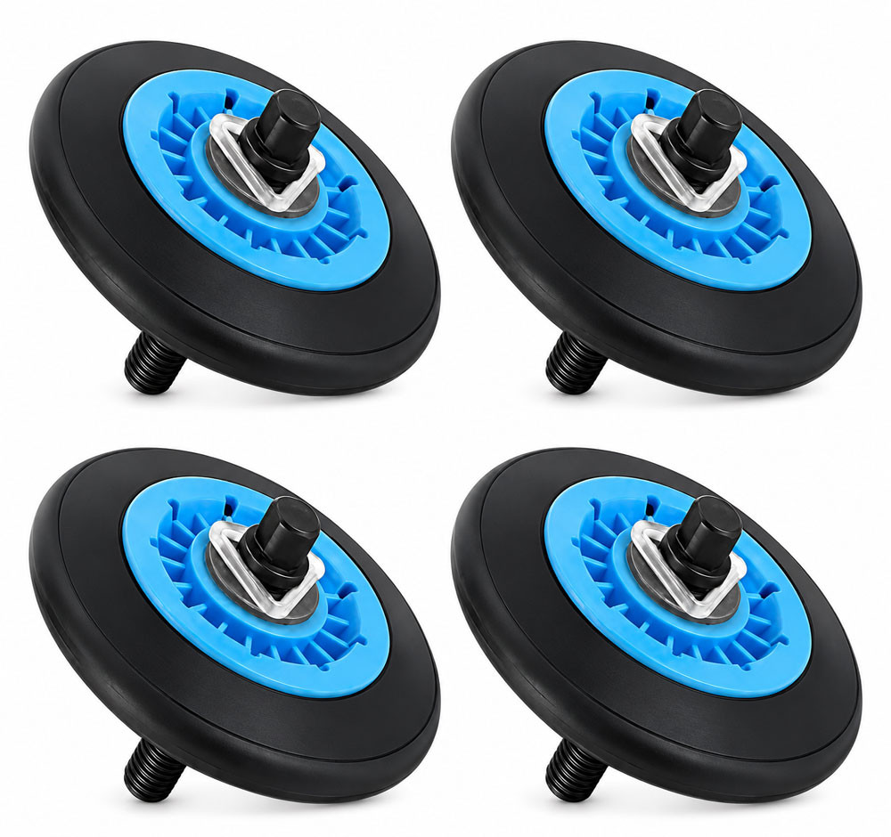 Samsung DV422EWHDWR/AA-01 Dryer Drum Rollers & Shafts (4 Pack)