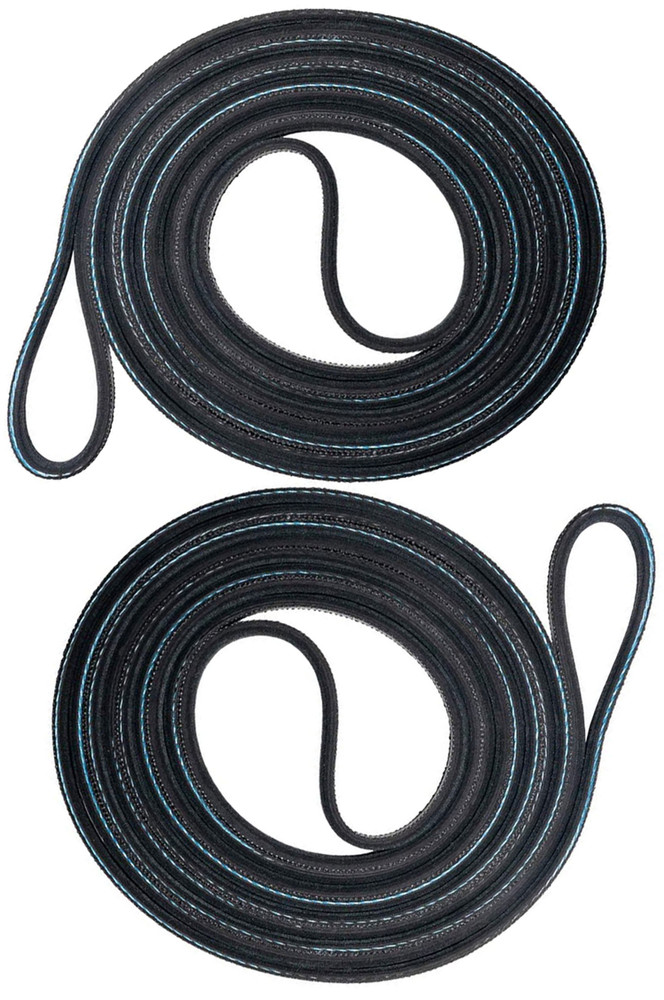 Crosley CDG4205AWW Heavy Duty Dryer Drum Drive Belts (2 Pack)